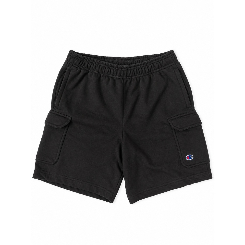 Champion Authentic Athleticwear Men's M Black Cargo Sweat Shorts Fleece